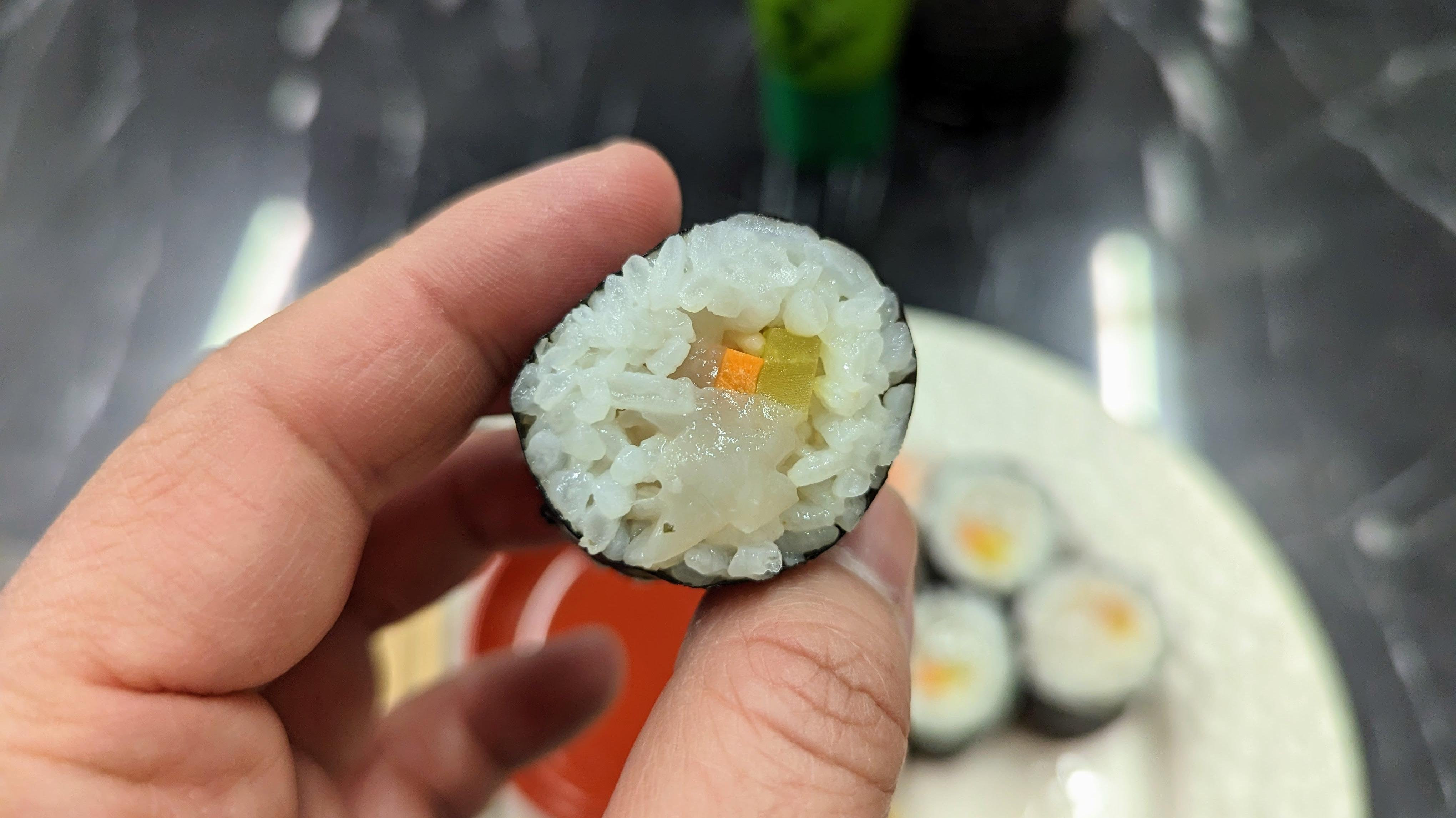 vegan fish sushi