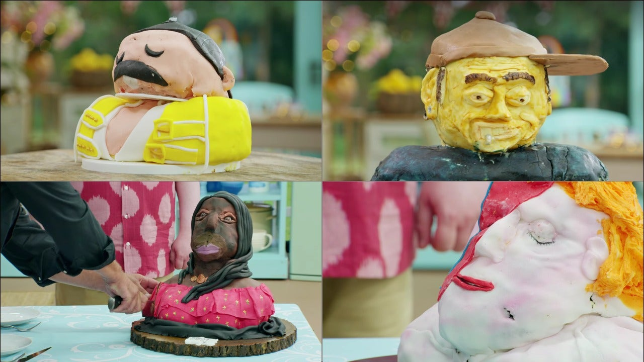 Celebrity cakes from The Great British Baking Show