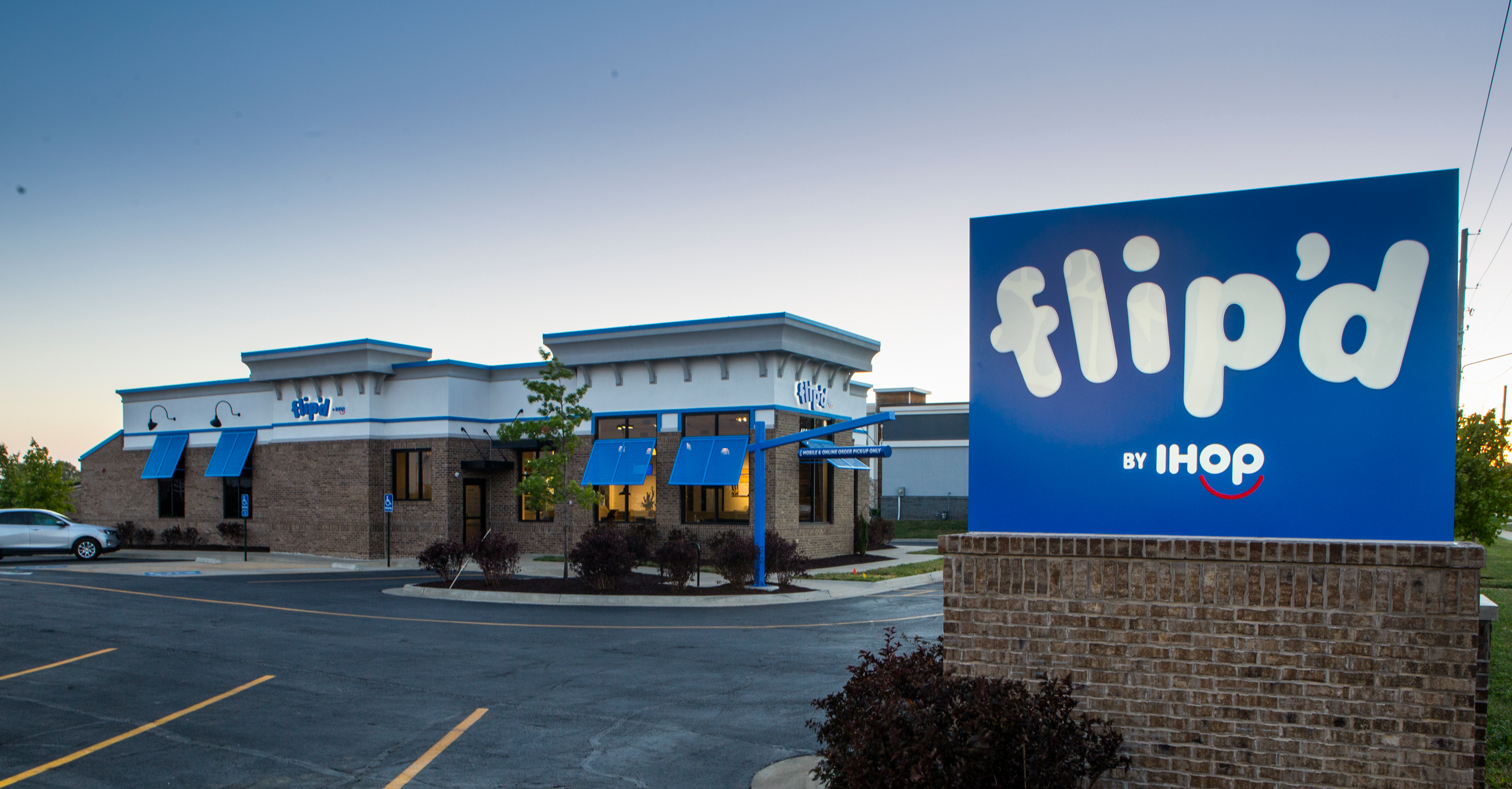 Flip'd by IHOP exterior of location in Lawrence, Kansas
