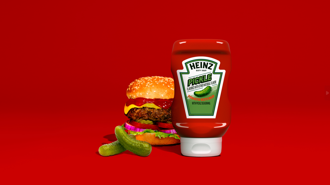 Product shot of Heinz Pickle Ketchup