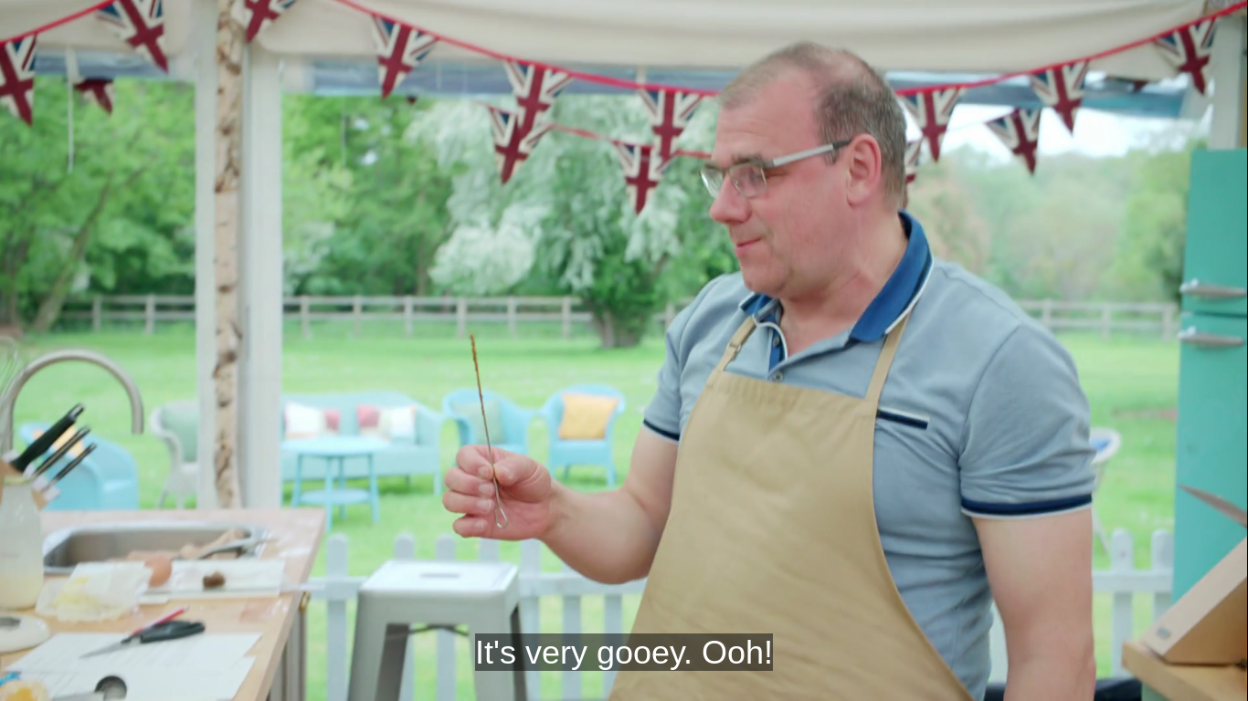 Jurgen on The Great British Baking Show