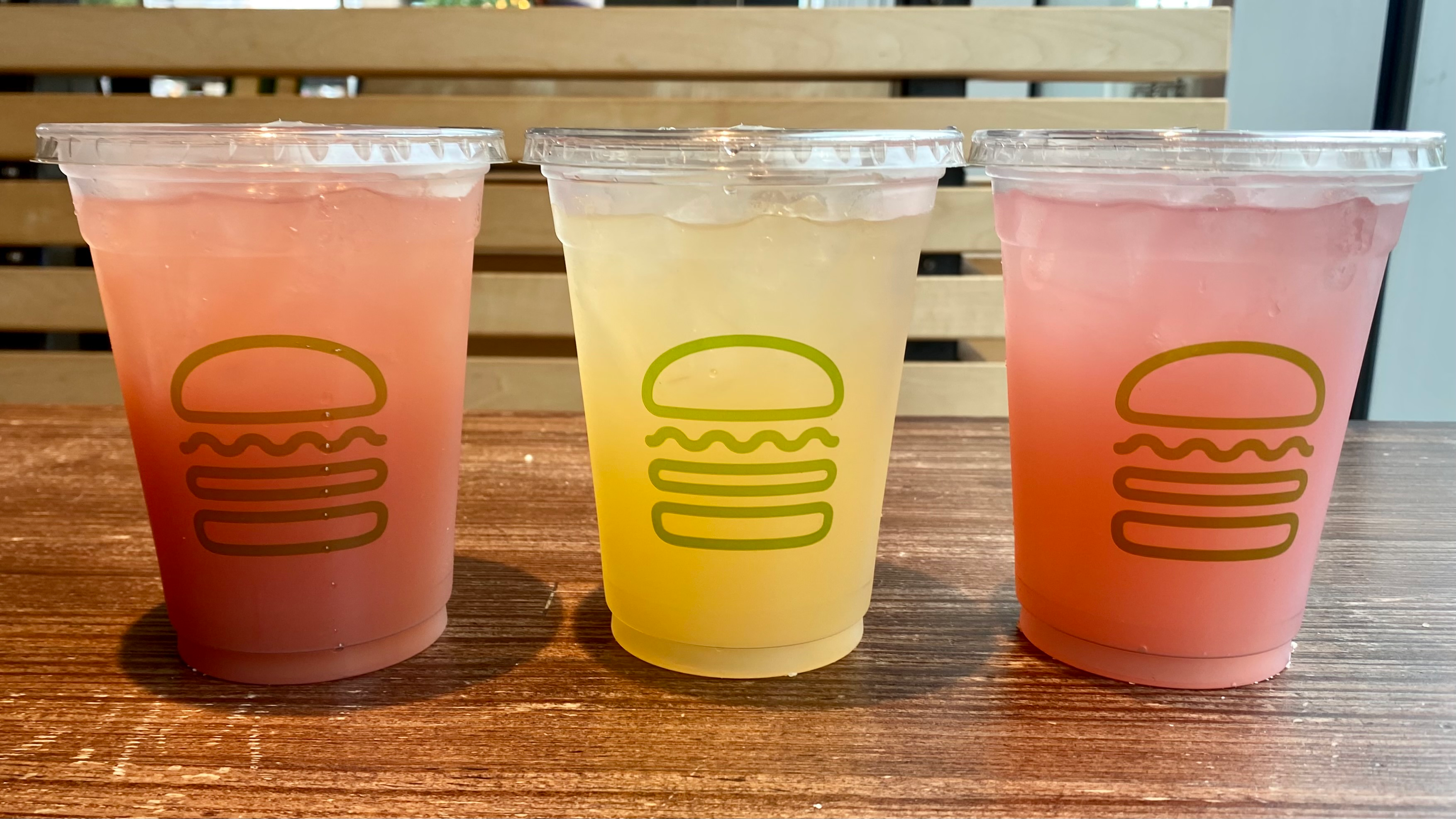 Cranberry Orange, Apple Cider, and Pomegranate Yuzu Lemonade from Shake Shack