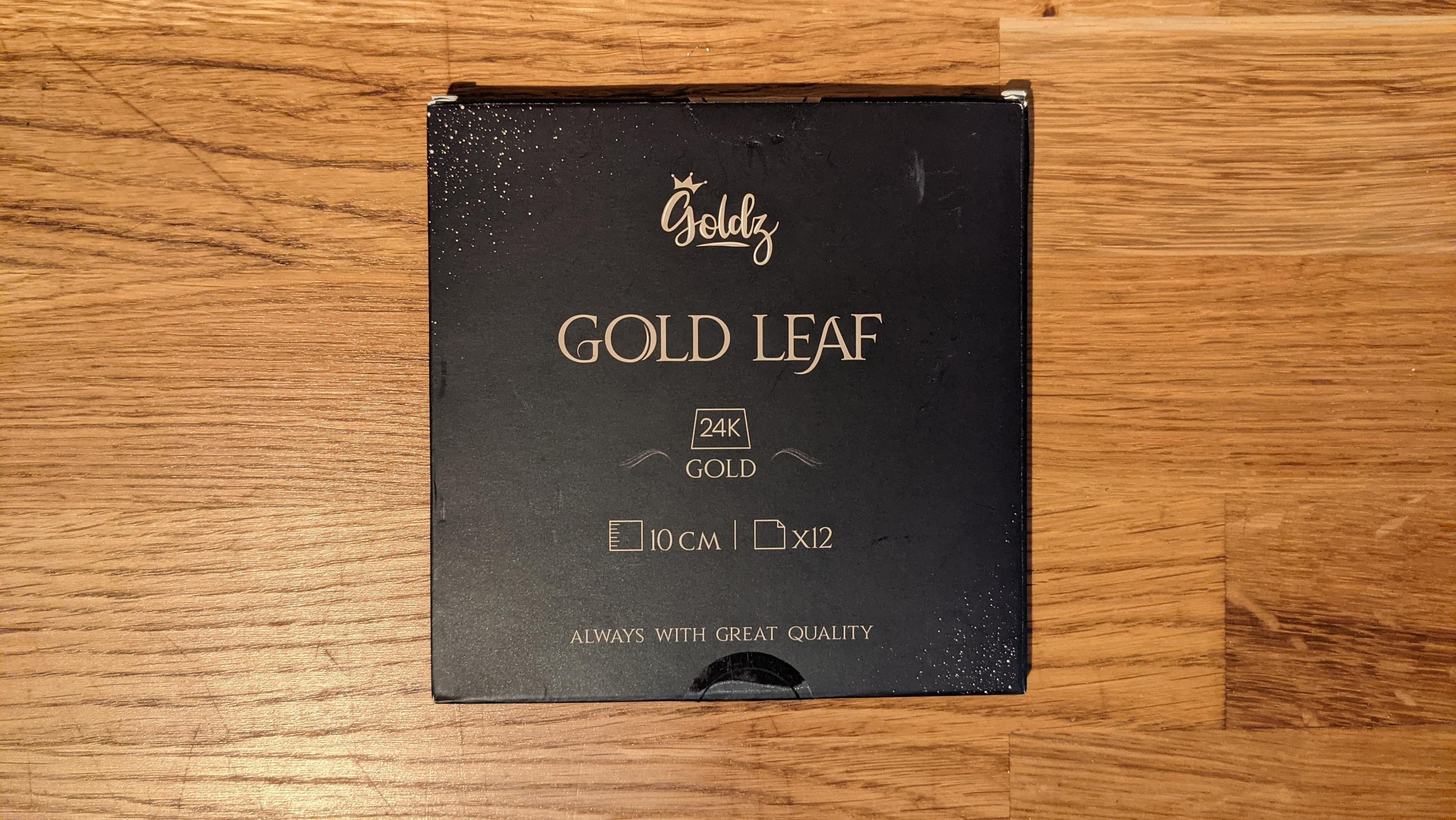 gold leaf packaging