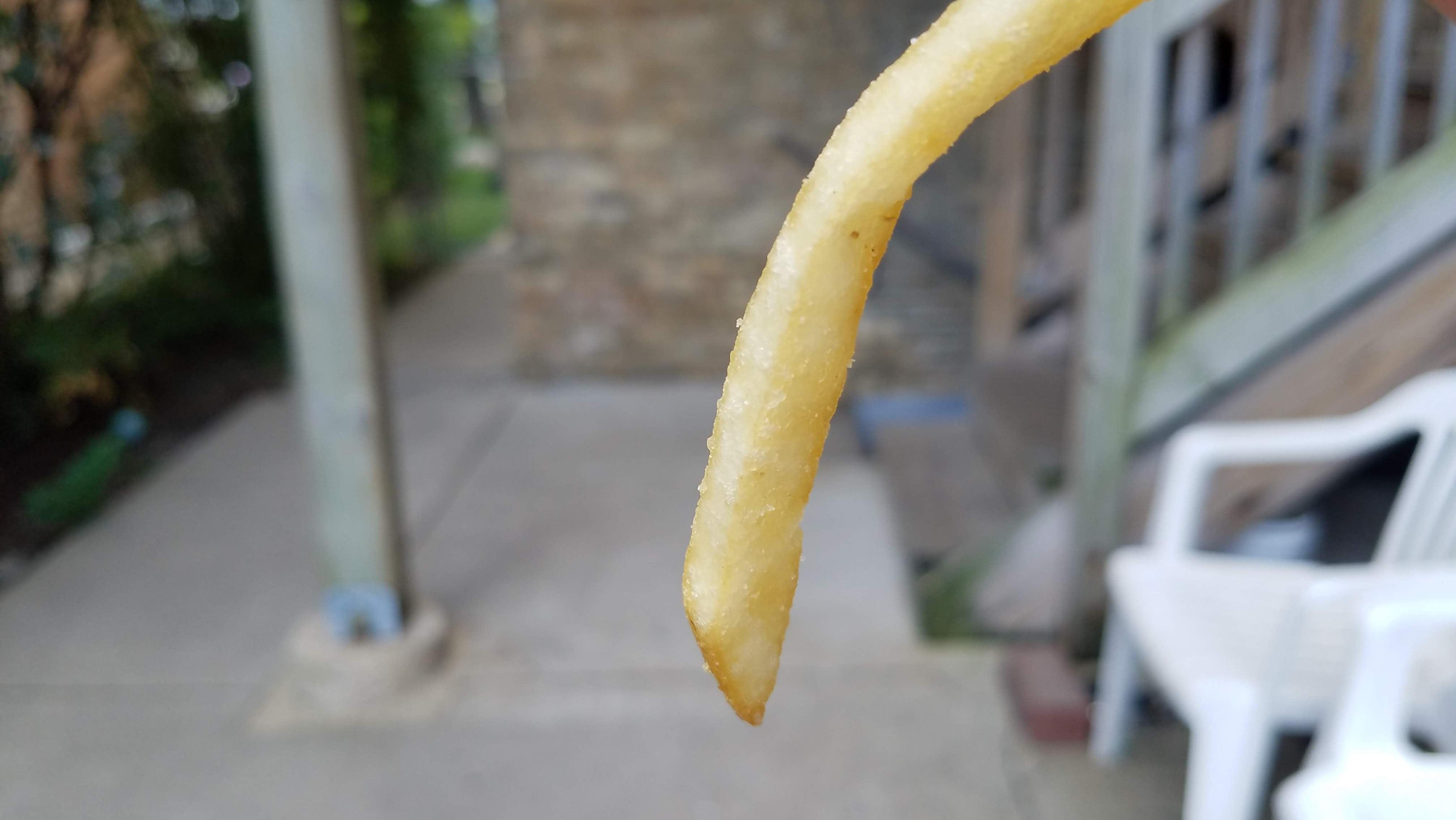 close-up of Wendy's new french fry