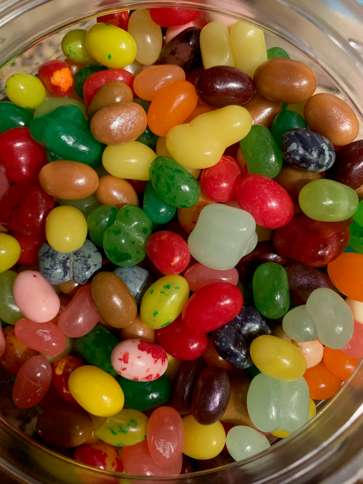 Various irregular jelly beans