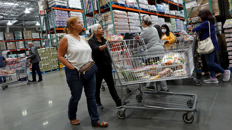 women shopping at Costco