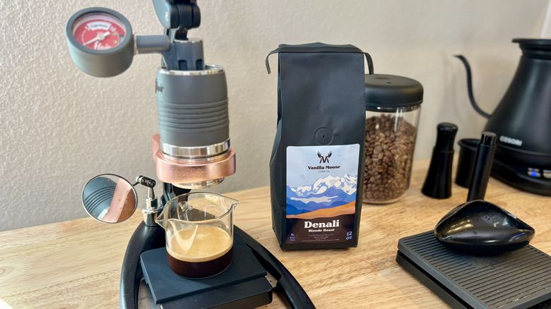 Espresso from Vanilla Moose Coffee Denali Blonde Roast