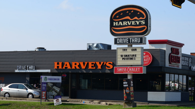 A Harvey's location in Canada