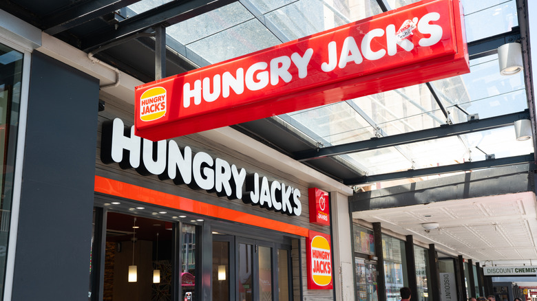 Hungry Jack's sign in Australia