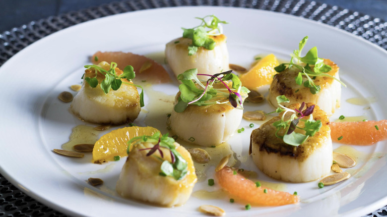 Eddie V's Prime Seafood scallops