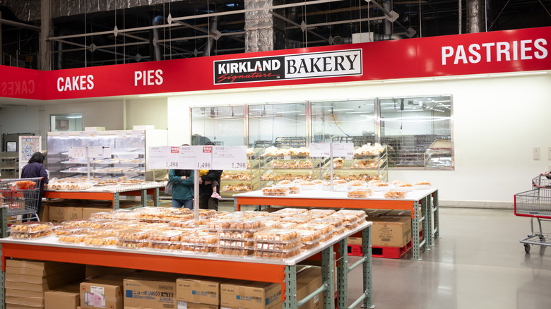 The bakery section at Costco