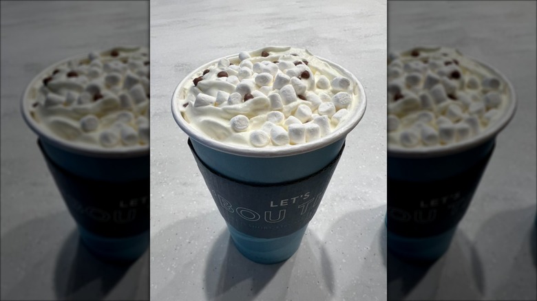 Caribou Campfire Mocha with marshmallows on top