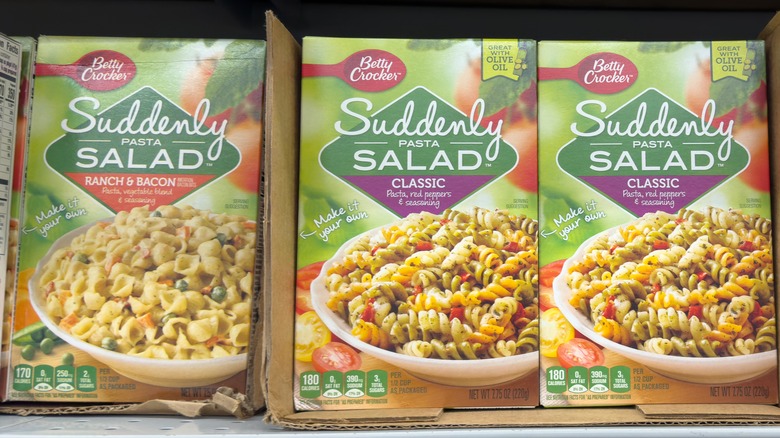 Boxed pasta salad mixes