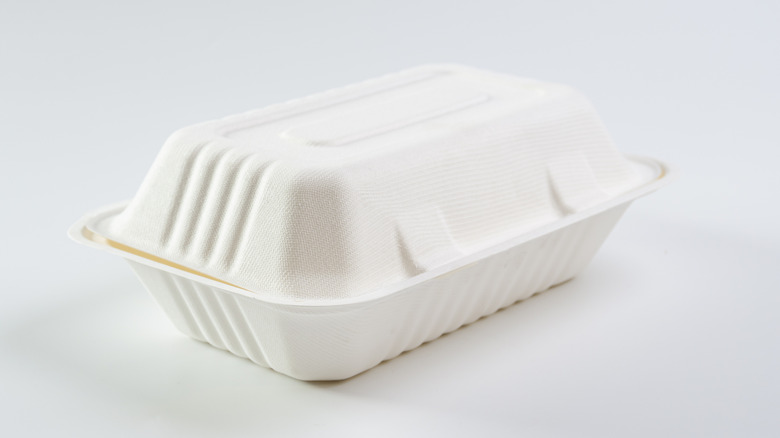 Cardboard container for food