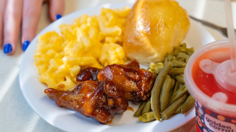 Child plate at Golden Corral