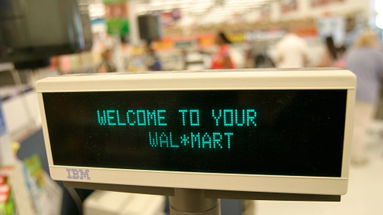 welcome to your Walmart cash register