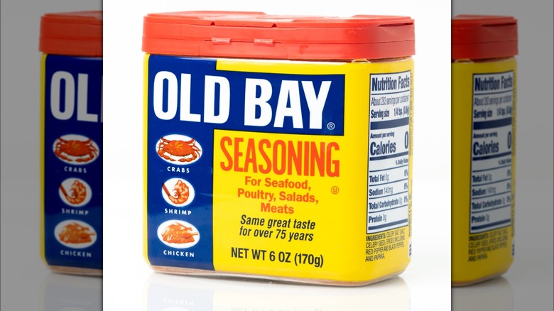 Container of Old Bay