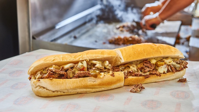 Jersey Mike's cheesesteak 