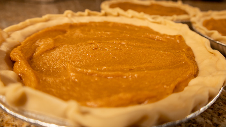 miniature sweet potato pies uncooked