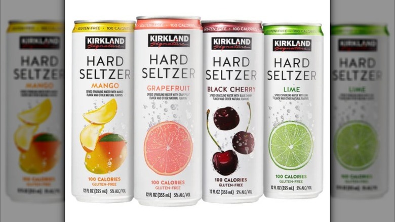 The four flavors of Kirkland Hard Seltzers