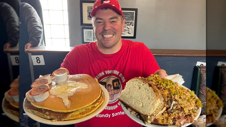 The Red Men Challenge at Frank's Diner in Wisconsin