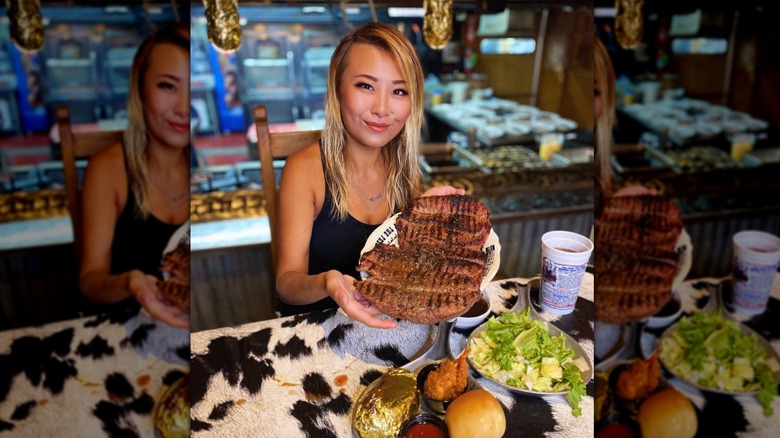 World Famous 72-Ounce Steak Challenge at The Big Texan in Texas