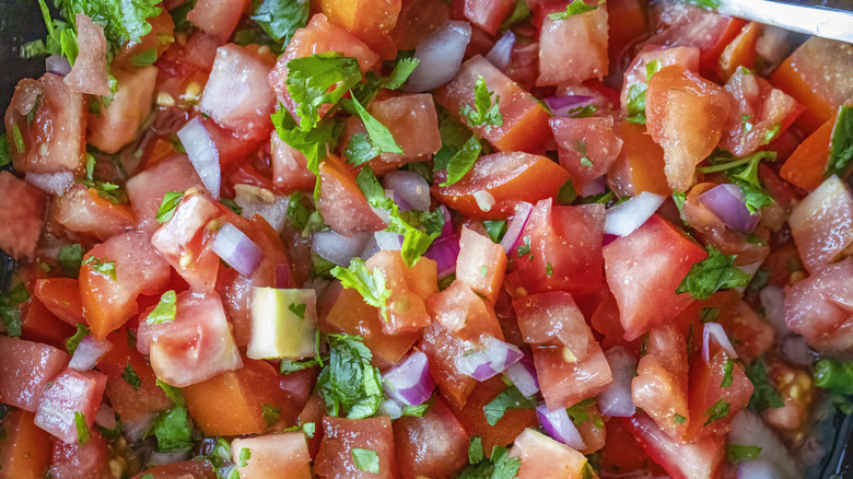 fresh salsa, tomatoes