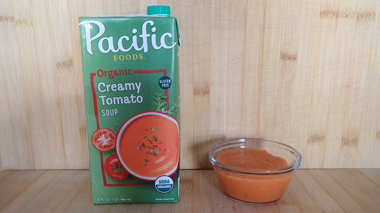 Box of Pacific Foods Organic Creamy Tomato Soup