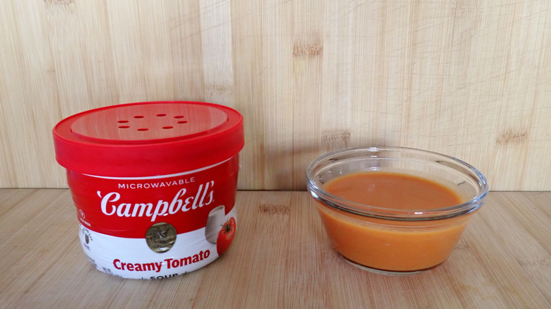 Bowl of Campbell's Creamy Tomato Soup