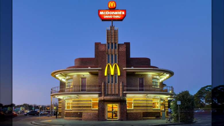 Art Deco McDonald's in Melbourne, Australia