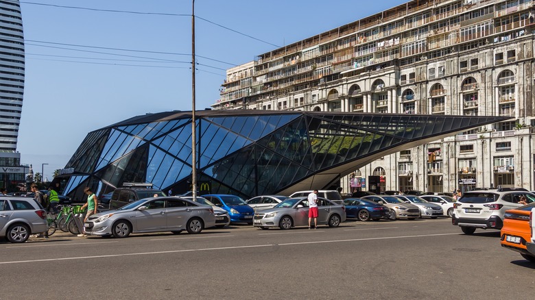 Glass-domed McDonald's in Batumi, Georgia