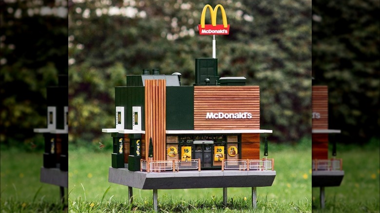 The world's smallest McDonalds in Sweden