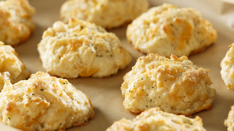 Canned biscuits with cheese