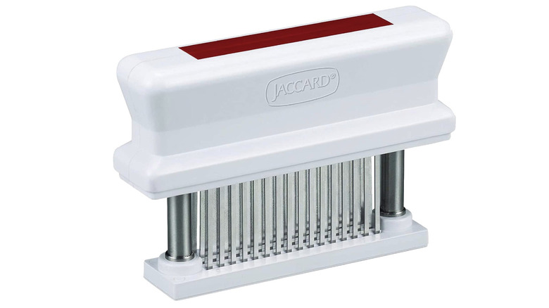 Needle tenderizer on white background