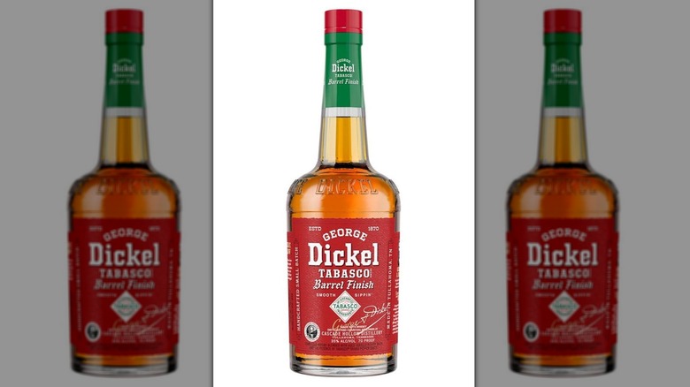 Bottle of George Dickel bourbon