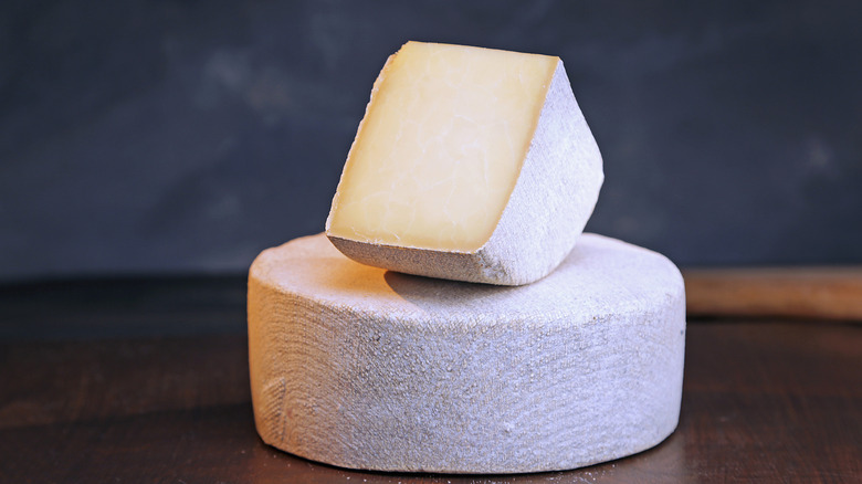 Caerphilly cheese block