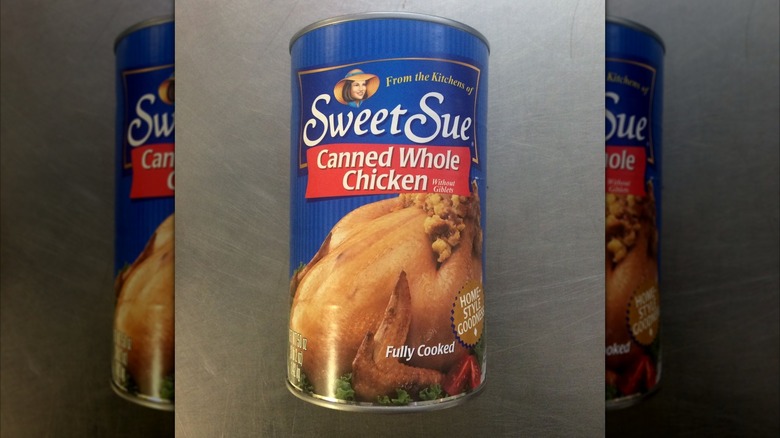 Can of Sweet Sue chicken