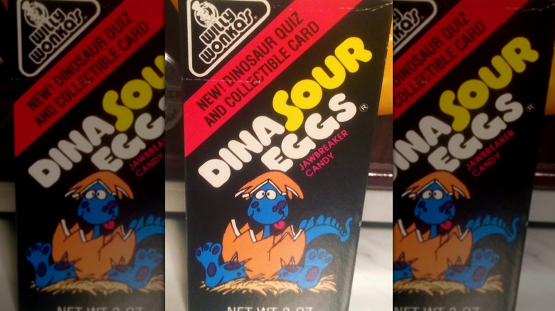 Package of Wonka DinaSour Eggs