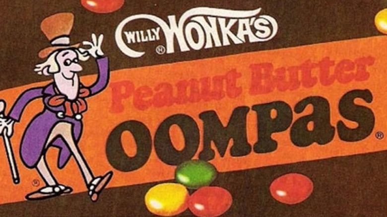 Package of Wonka Peanut Butter Oompas candy