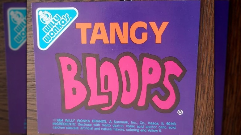 Package of Wonka Tangy Bloops