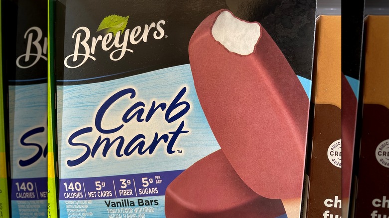 box of Breyers Carb Smart bars