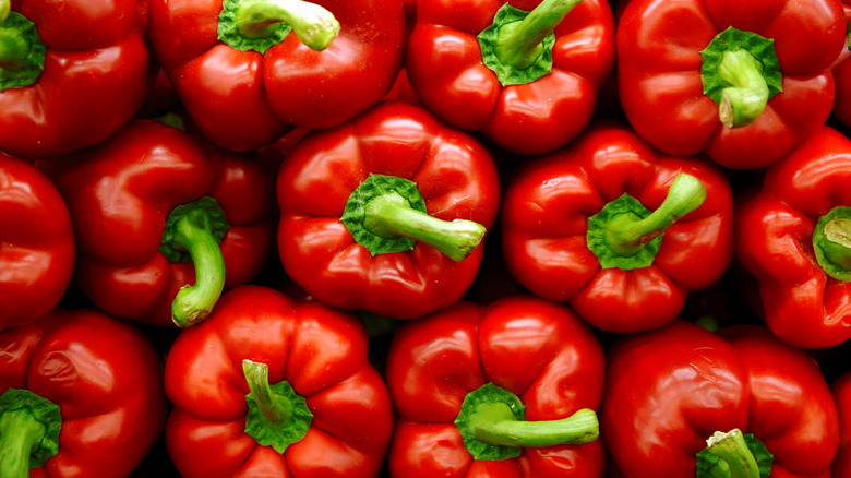 red bell peppers