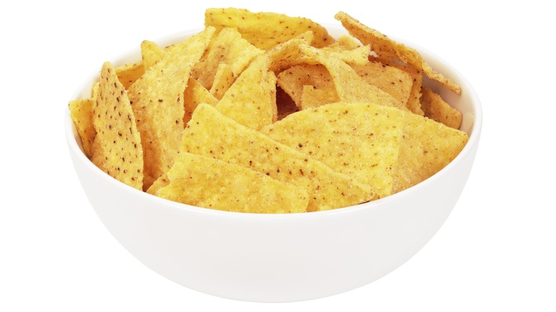 bowl of tortilla chips