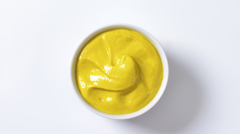 Ramekin of mustard