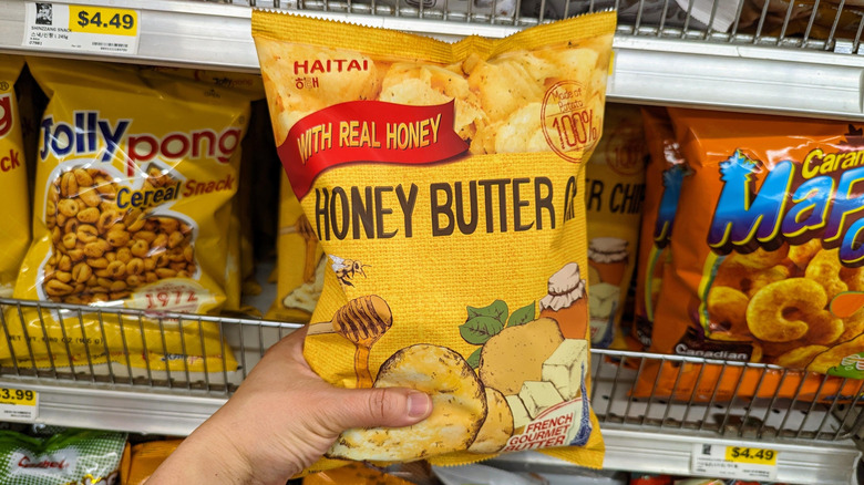 bag of Honey Butter Chips