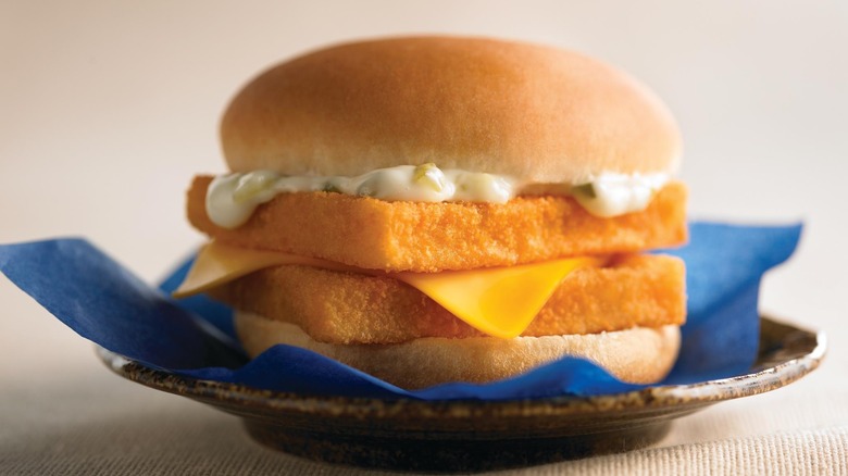 double Filet-O-Fish sandwich