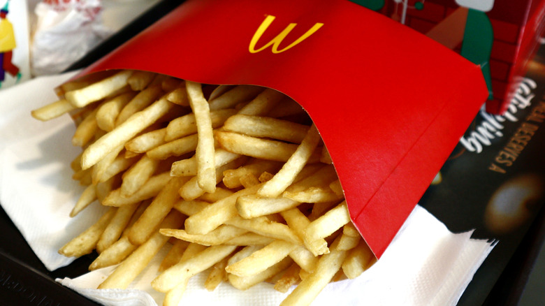 Extra-large order of McDonald's fries