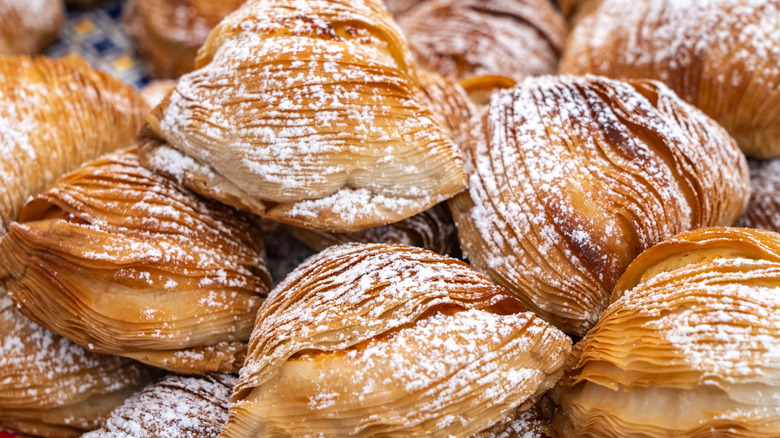 Pile of sfogliatelle