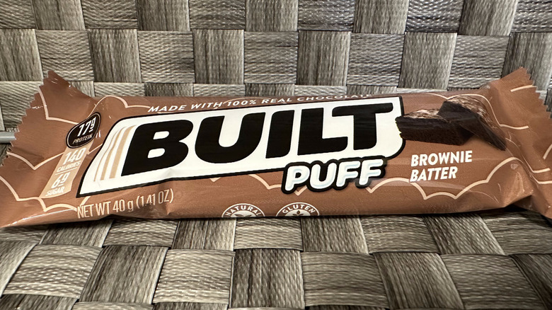 Built Puff protein brownie batter bar