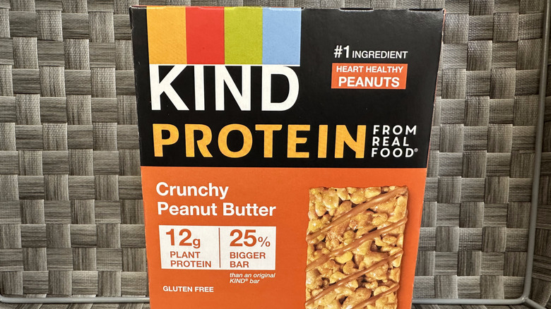 Kind Protein bar crunchy peanut butter box